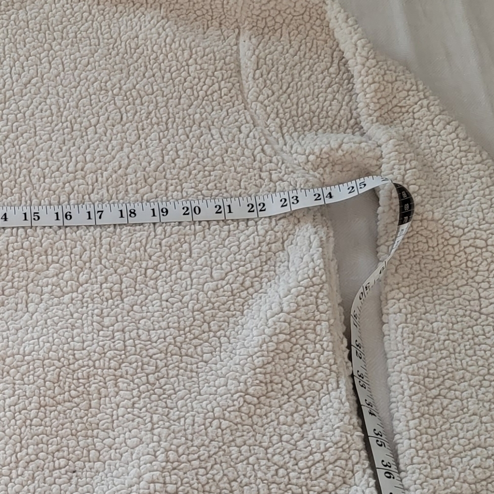 DONATED No Boundaries White Fleece Quarter Zip Shirt - Picture 8 of 8